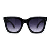 Womens Studious Hipster Thick Horn Rim Sunglasses