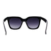 Womens Studious Hipster Thick Horn Rim Sunglasses