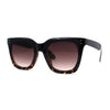 Womens Studious Hipster Thick Horn Rim Sunglasses