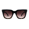 Womens Studious Hipster Thick Horn Rim Sunglasses