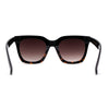 Womens Studious Hipster Thick Horn Rim Sunglasses