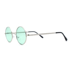 Retro Snug Small Round Circle Lens Hippie Sunglasses