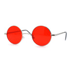 Retro Snug Small Round Circle Lens Hippie Sunglasses