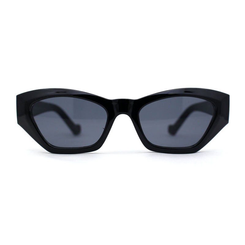 Womens Mod Thick Plastic Chunky Cat Eye Sunglasses