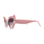 Womens Nugget Bevel Cut Chunky Cat Eye Sunglasses