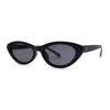 Womens Classic Mod Soft Cat Eye Plastic Sunglasses