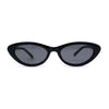 Womens Classic Mod Soft Cat Eye Plastic Sunglasses