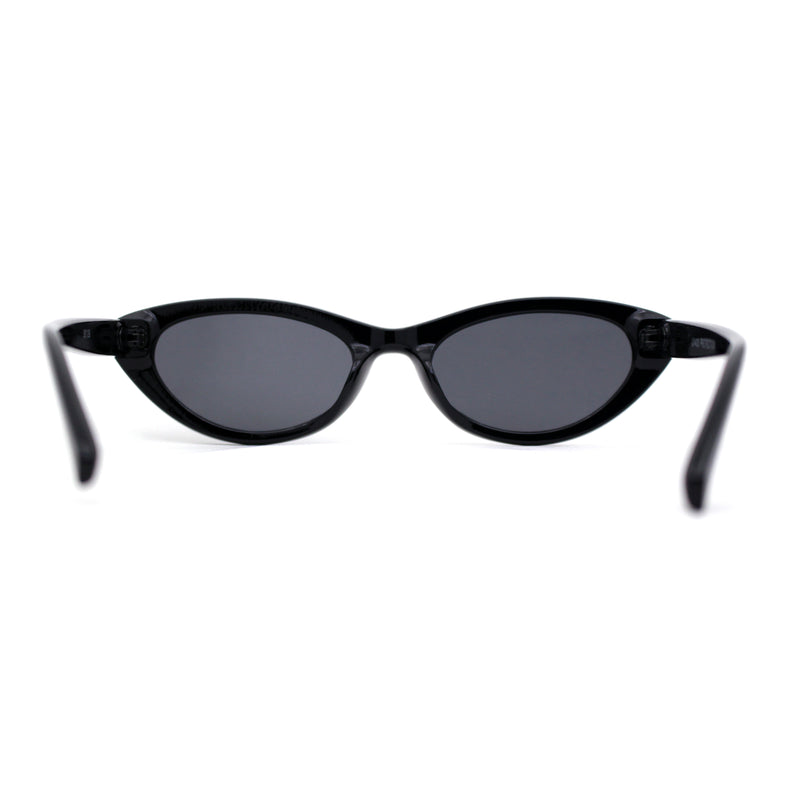 Womens Classic Mod Soft Cat Eye Plastic Sunglasses