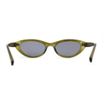 Womens Classic Mod Soft Cat Eye Plastic Sunglasses
