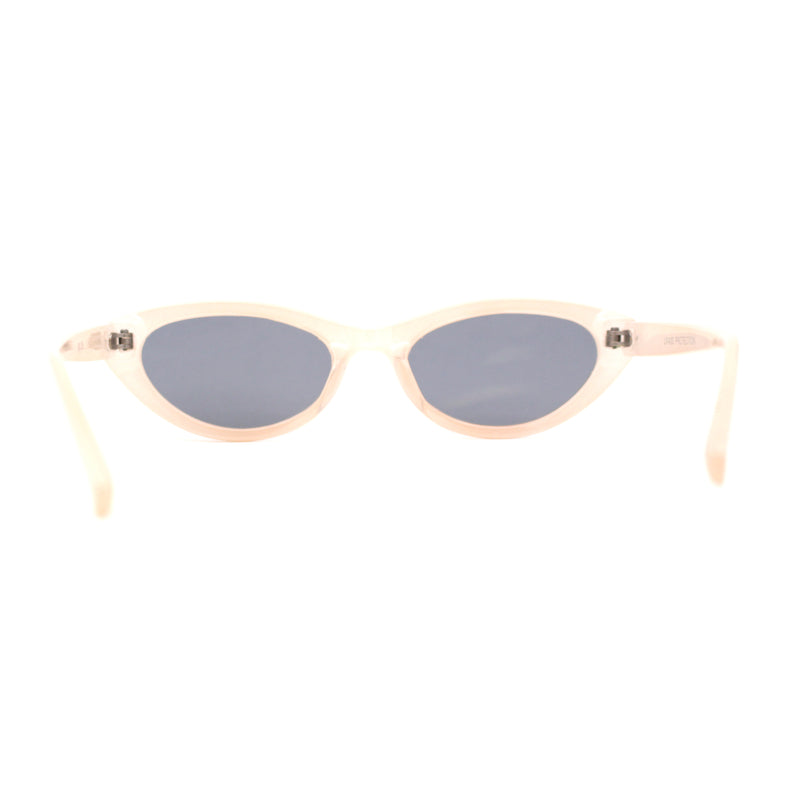 Womens Classic Mod Soft Cat Eye Plastic Sunglasses