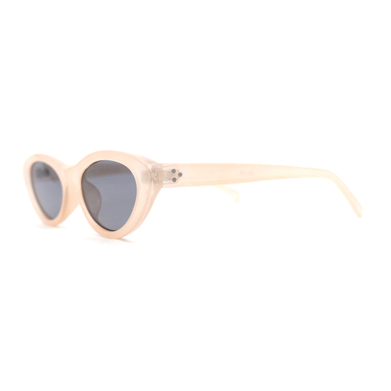 Womens Classic Mod Soft Cat Eye Plastic Sunglasses