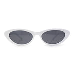 Womens Classic Mod Soft Cat Eye Plastic Sunglasses