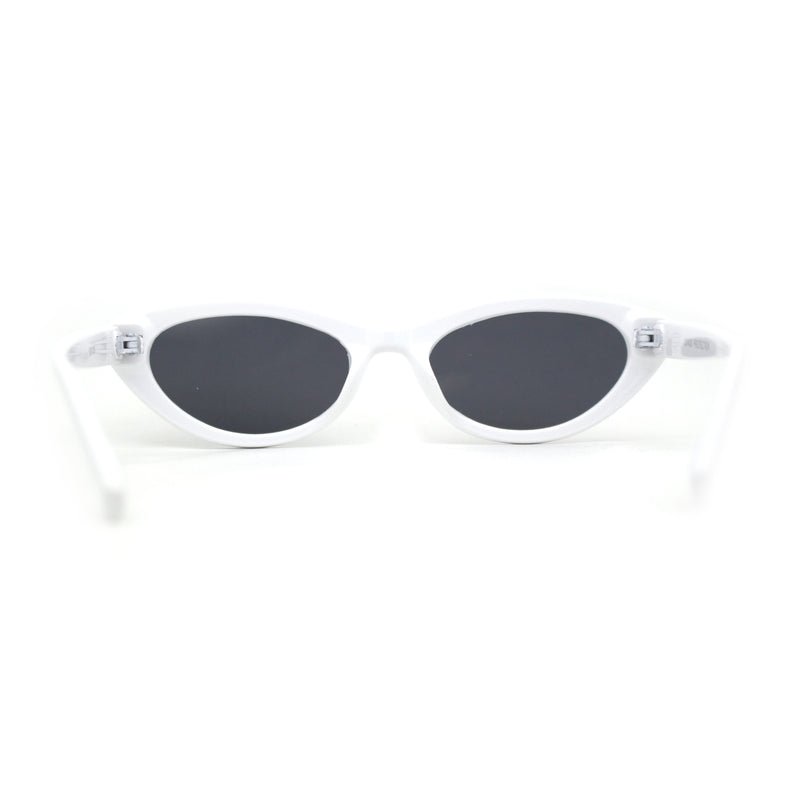 Womens Classic Mod Soft Cat Eye Plastic Sunglasses