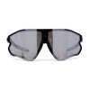 Mens Color Mirror Aerodynamic Block Shield Lens Plastic Sport Sunglasses