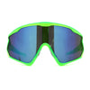 Mens Super Oversized Block Shield Geometric Bevel Cut Sport Sunglasses