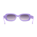 Girls Mod Narrow Rounded Rectangle Plastic Fashion Sunglasses