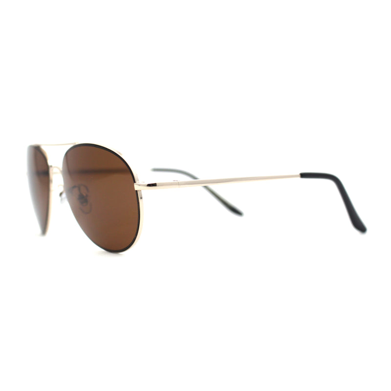 Boys Tear Drop Officer Style Metal Rim Fashion Sunglasses