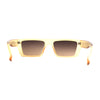 Womens Flat Top Square Cat Eye Mod Retro Sunglasses