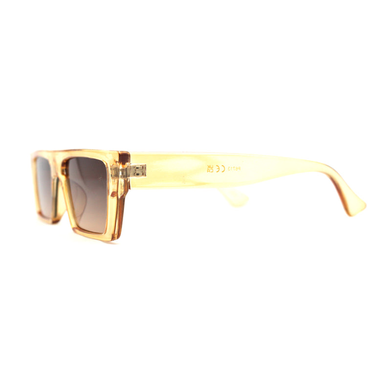 Womens Flat Top Square Cat Eye Mod Retro Sunglasses