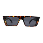 Womens Flat Top Square Cat Eye Mod Retro Sunglasses