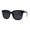 Mens Polarized Iconic Large Hipster Horn Rim Sunglasses