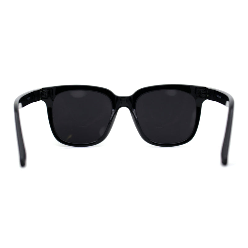 Mens Polarized Iconic Large Hipster Horn Rim Sunglasses