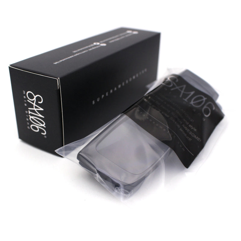 Womens Squared Rectangle Mod Plastic Retro Sunglasses