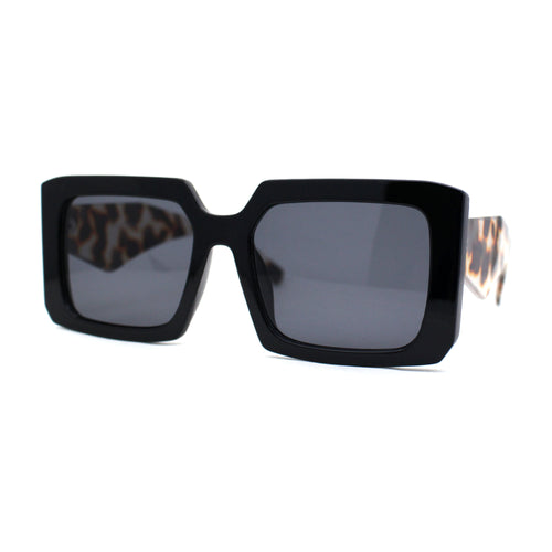 Womens Mod Designer Square Rectangle Fashion Sunglasses