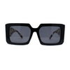 Womens Mod Designer Square Rectangle Fashion Sunglasses