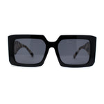 Womens Mod Designer Square Rectangle Fashion Sunglasses