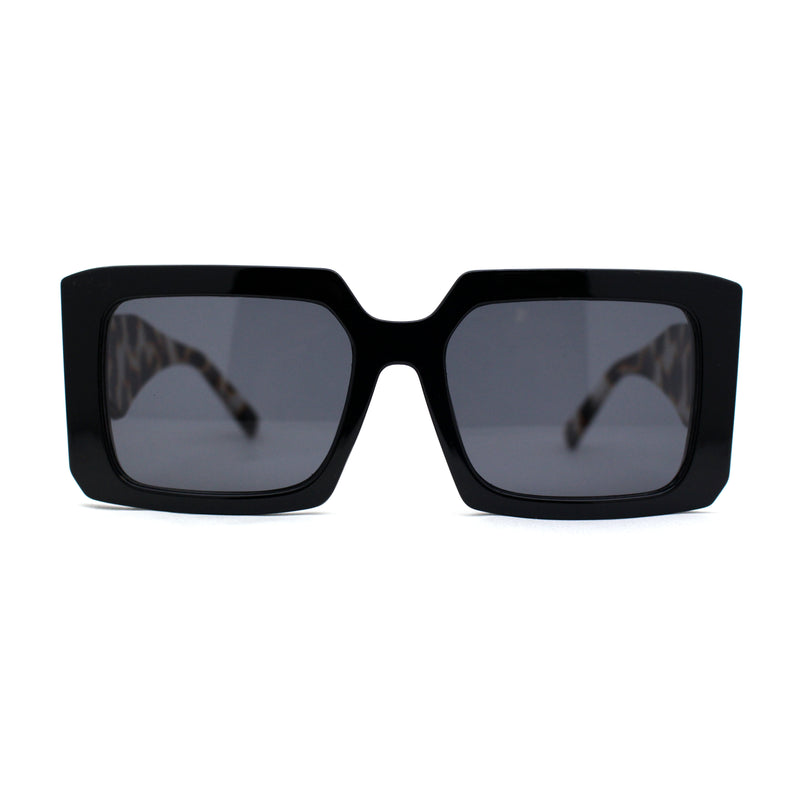 Womens Mod Designer Square Rectangle Fashion Sunglasses