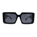 Womens Mod Designer Square Rectangle Fashion Sunglasses