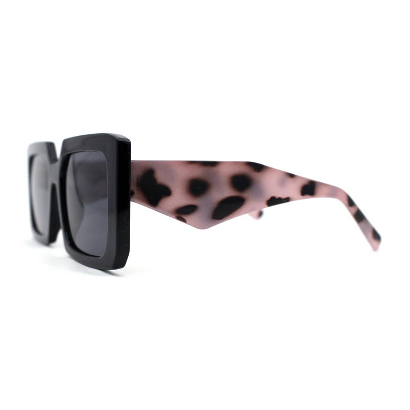 Womens Mod Designer Square Rectangle Fashion Sunglasses