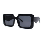 Womens Mod Designer Square Rectangle Fashion Sunglasses