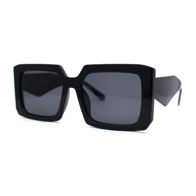 Womens Mod Designer Square Rectangle Fashion Sunglasses