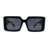 Womens Mod Designer Square Rectangle Fashion Sunglasses