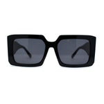 Womens Mod Designer Square Rectangle Fashion Sunglasses