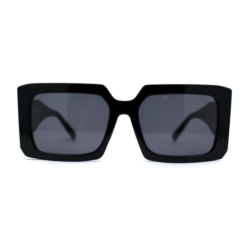 Womens Mod Designer Square Rectangle Fashion Sunglasses