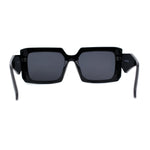 Womens Mod Designer Square Rectangle Fashion Sunglasses
