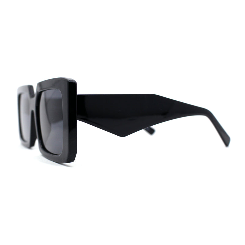 Womens Mod Designer Square Rectangle Fashion Sunglasses