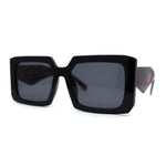Womens Mod Designer Square Rectangle Fashion Sunglasses