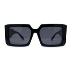 Womens Mod Designer Square Rectangle Fashion Sunglasses