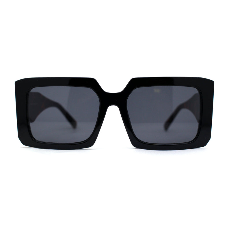 Womens Mod Designer Square Rectangle Fashion Sunglasses