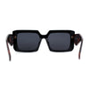 Womens Mod Designer Square Rectangle Fashion Sunglasses