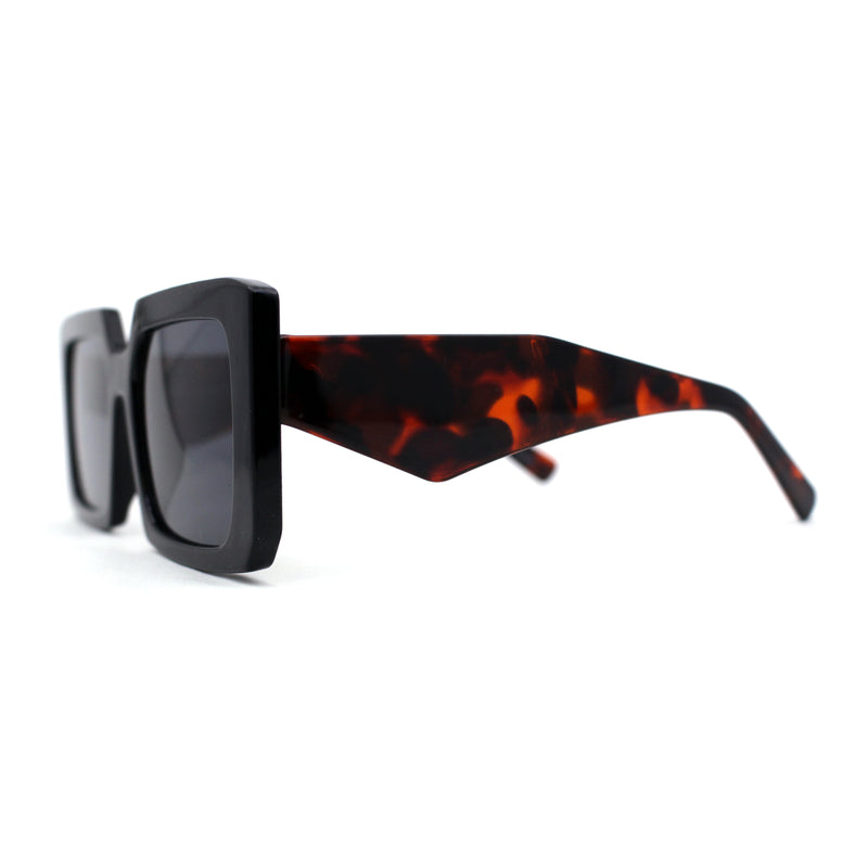 Womens Mod Designer Square Rectangle Fashion Sunglasses