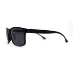 Classic Mens 90s Rectangle Manly Rectangle Agent Plastic Sunglasses