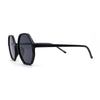 Mens Retro Squared Octagon Plastic Hippie Sunglasses