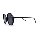 Mens Retro Squared Octagon Plastic Hippie Sunglasses