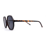 Mens Retro Squared Octagon Plastic Hippie Sunglasses