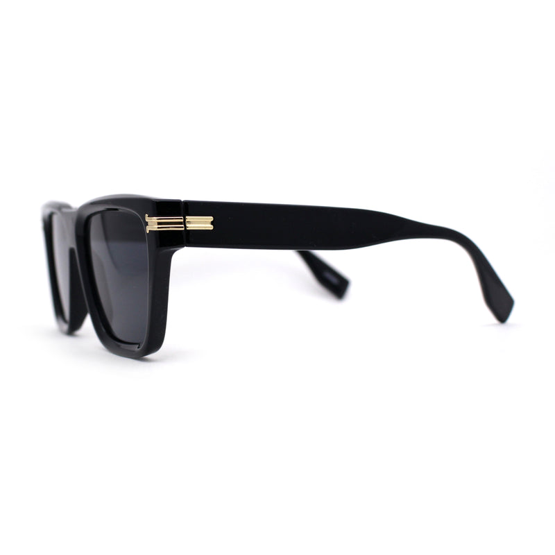 Womens Mod Square Large Cat Eye Beveled Plastic Sunglasses